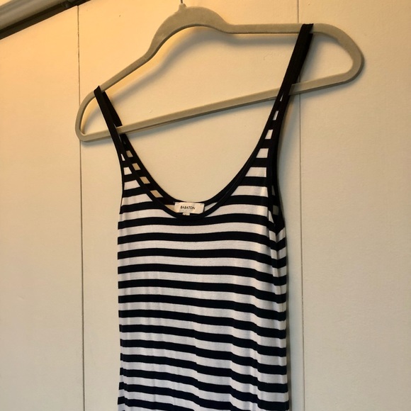 Aritzia Babaton Navy and White Striped Dress - Picture 4 of 7